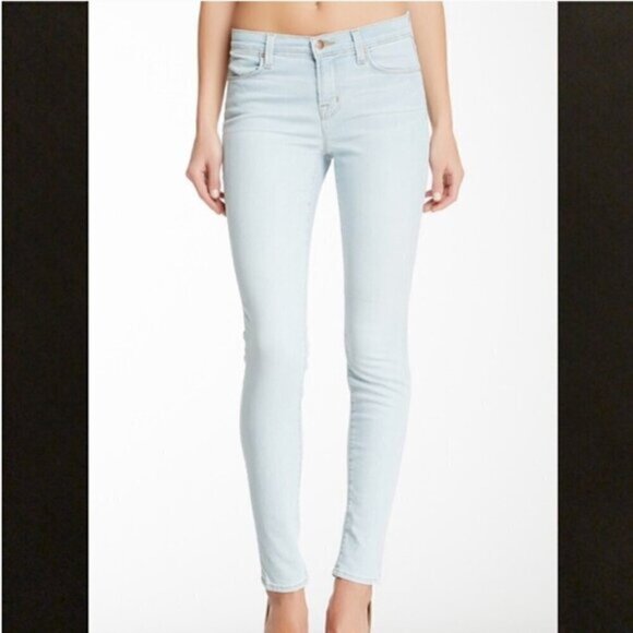 J Brand Jeans Super Skinny in Light Even Tide Size 27 - Picture 1 of 11